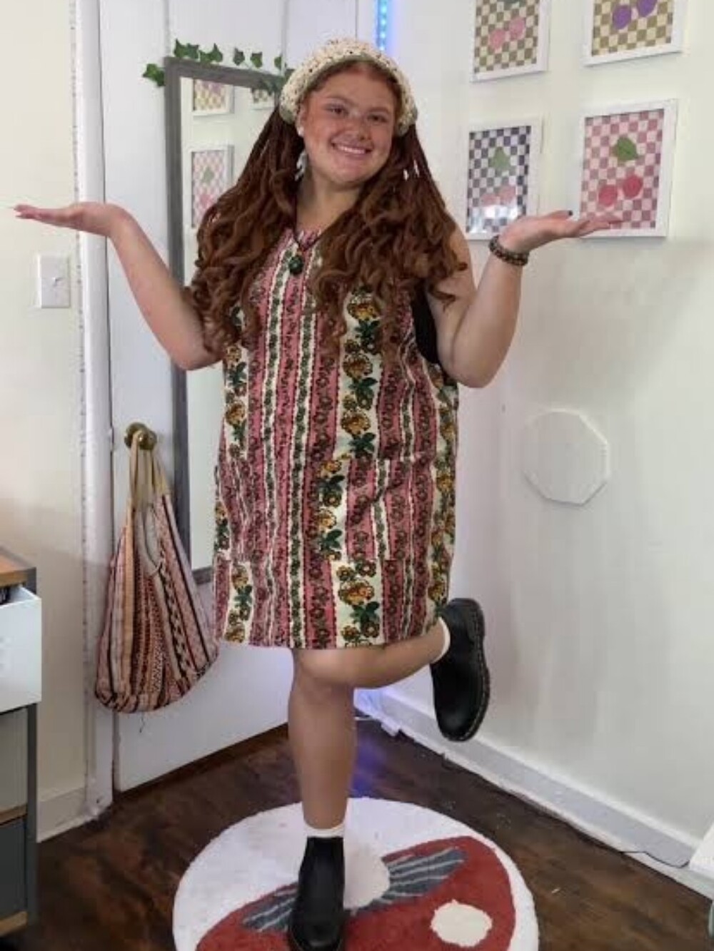 Lucy And Yak Corduroy Overal Dress
